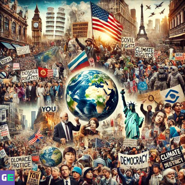 Worldwide Political Protest Movements